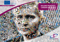 building research careers in europe
