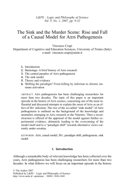 Rise and Fall of a Causal Model for AIDS Pathogenesis