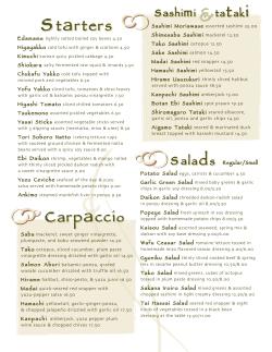 1 - GocHi. japanese fusion tapas