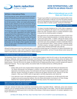 how international law affects us drug policy