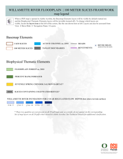 Basemap Elements Biophysical Thematic Elements