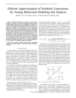 Efficient Approximation of Symbolic Expressions