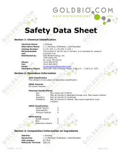 SDS (MSDS)