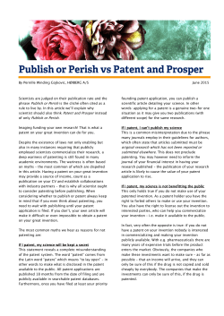 of only Publish or Perish. original research which has