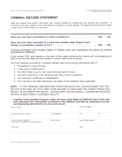 employment application