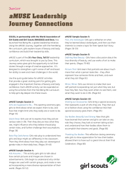 aMUSE Leadership Journey Connections