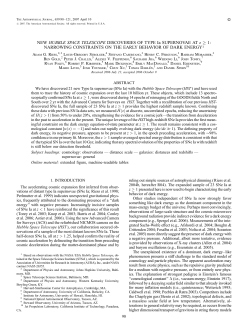 NEW HUBBLE SPACE TELESCOPE DISCOVERIES OF TYPE Ia