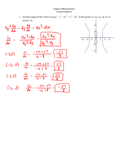 Devil`s curve answers