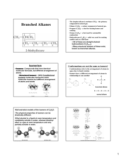 L2 - Branched Alkanes Ch 11
