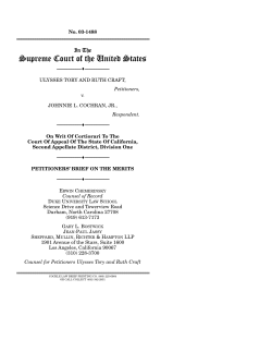 Petitioners` brief - American Bar Association