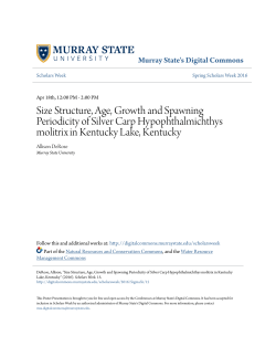 Size Structure, Age, Growth and Spawning Periodicity of Silver Carp