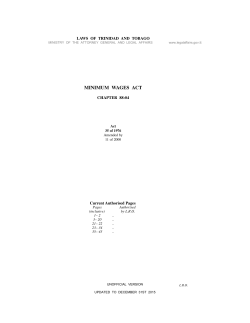Minimum Wages
