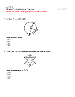 MATH-G Exam [E-047B0V] ERM