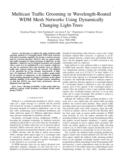 Multicast Traffic Grooming in Wavelength