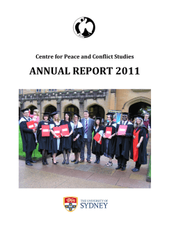 annual report 2011 - The University of Sydney