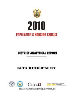 keta municipality - Ghana Statistical Service