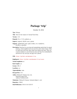 Package `trip`