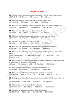 Assignment_ch11 01. What is called the compounds possessing