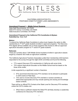 State Amendment Proposals