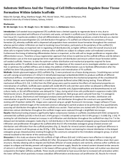Substrate Stiffness And the Timing of Cell Differentiation Regulate