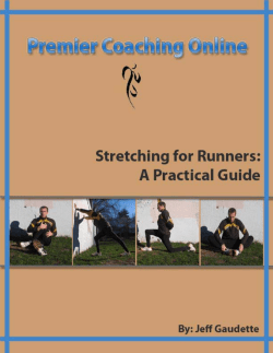 Stretching for Runners