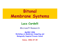 Bitonal Membrane Systems