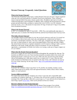 Stream Clean-up - Perkiomen Watershed Conservancy