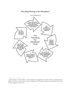 Decoding Writing Handout