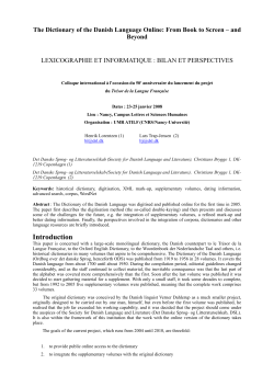 D`un thesaurus vers une ontologie de domaine pour l`exploration