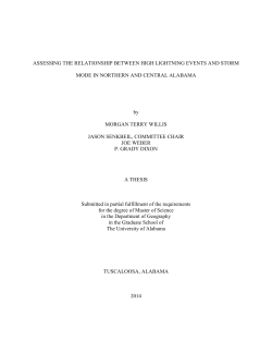 ASSESSING THE RELATIONSHIP BETWEEN HIGH LIGHTNING