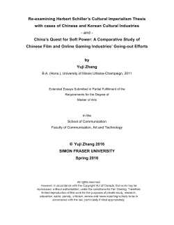 Re-examining Herbert Schiller`s Cultural Imperialism Thesis with