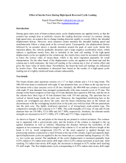 Effect of Inertia Force During High