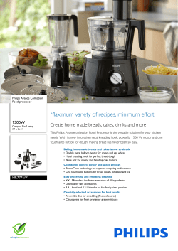 HR7776/91 Philips Food processor