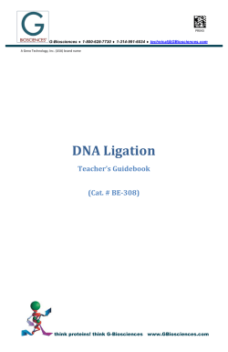 DNA Ligation - G