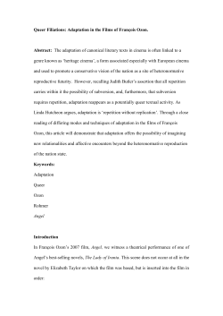 Queering Adaptation - Open Research Exeter