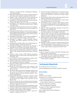 Earthquake Magnitude