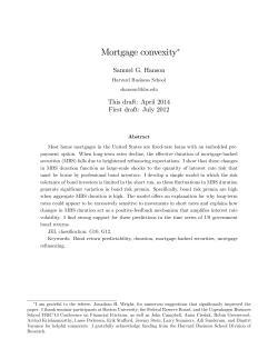 Mortgage convexity - people.hbs.edu