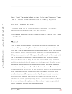 Blood Vessel Tortuosity Selects against Evolution of Agressive