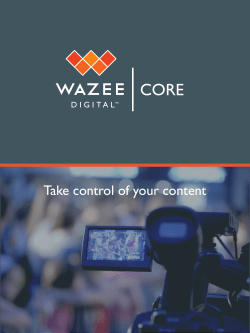 Core Brochure - Wazee Digital