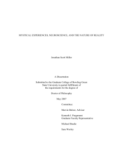 Mystical Experiences, Neuroscience, and the Nature of Real&hellip;