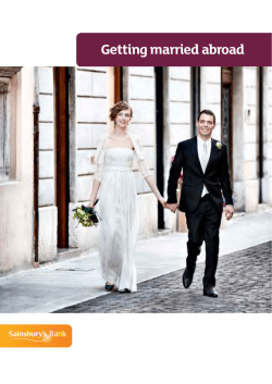 Getting married abroad