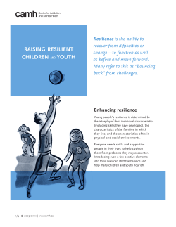 Raising Resilient Children and Youth