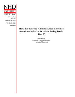 How did the Food Administration Convince Americans to Make