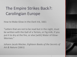 History 214 Introduction to European History