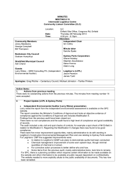 ILCCLC Minutes