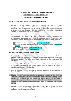 Appendix 1 - Stratford-on