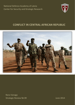 CONFLICT IN CENTRAL AFRICAN REPUBLIC