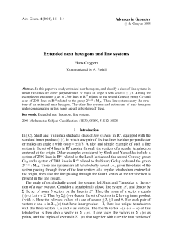 Extended near hexagons and line systems