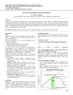 - International Journal of Multidisciplinary Research and
