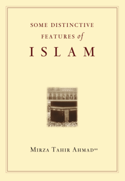 Some Distinctive Features of Islam